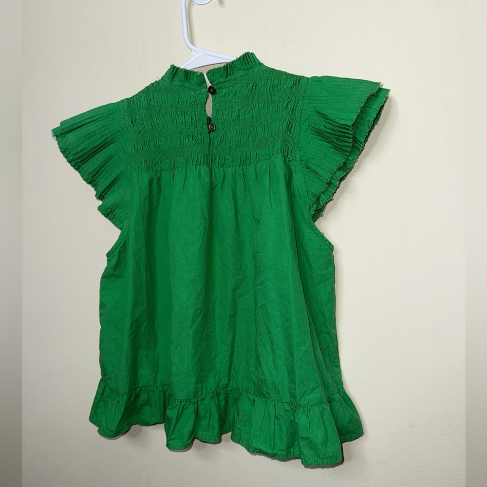 Love The Label Poppy Top in Kelly Green $175 Size Small - Picture 11 of 11